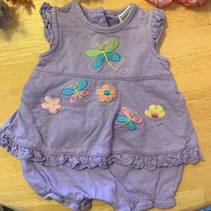 🌼Lavender baby girl romper💜